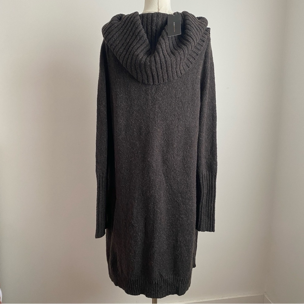 NWT BCBG MaxAzria Sweater Cardigan Coat Long Line Wool Alpaca Blend Size M/L - Picture 2 of 15